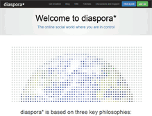 Tablet Screenshot of diasporafoundation.org